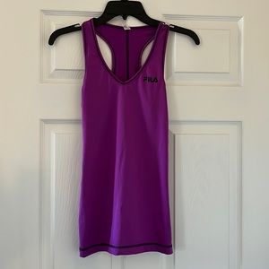 FILA purple workout tank